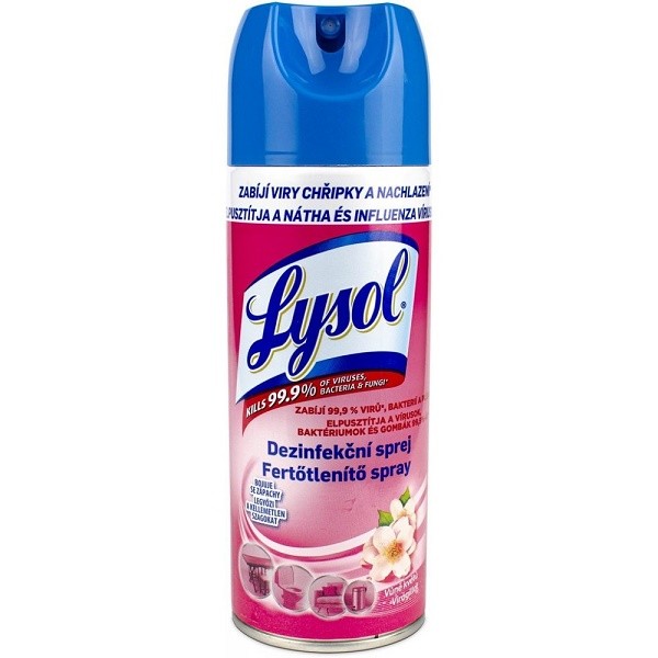Lysol desin. sprej s vůní květů 400ml - Drogerie Koupelna a WC Dezinfekce a plísně